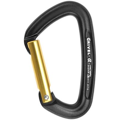 Grivel Alpha K1S Karabiner - Schwarz - Klettersport Ausrüstung Grivel Alpha K1S Karabiner - Schwarz - Klettersport Ausrüstung