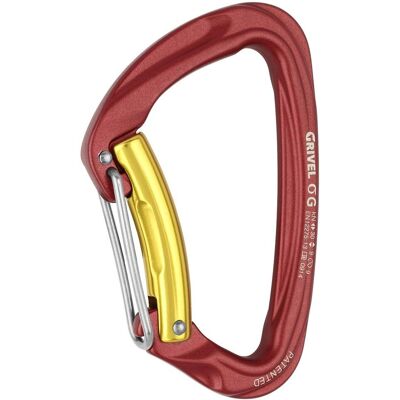 Ocelový karabiner Sigma K8G Twin Gate od Grivel - Červený Ocelový karabiner Sigma K8G Twin Gate od Grivel - Červený