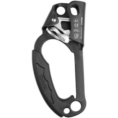 Vyskakovací zařízení Grivel A1 - Ergonomická rukojeť, Svorka na lano, Černá - Zařízení na lezení a sestup Vyskakovací zařízení Grivel A1 - Ergonomická rukojeť, Svorka na lano, Černá - Zařízení na lezení a sestup