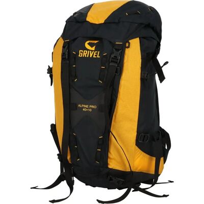 Grivel Alpine Pro 40+10 - Sac à dos unisexe - Noir, Jaune - Type Alpin - Publicité Grivel Alpine Pro 40+10 - Sac à dos unisexe - Noir, Jaune - Type Alpin - Publicité