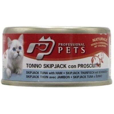 Cibo per gatti Pet Professional Tonno e Prosciutto - 70g - Adulti Cibo per gatti Pet Professional Tonno e Prosciutto - 70g - Adulti