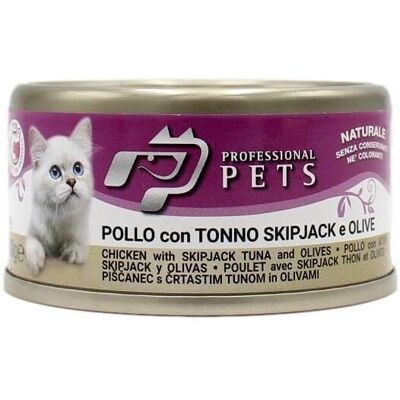 Antica Farmacia Orlandi Pet Professional Gatto Adulto Tonno,Pollo & Olive Lattina 70 Gr - Cibo per gatti Antica Farmacia Orlandi Pet Professional Gatto Adulto Tonno,Pollo & Olive Lattina 70 Gr - Cibo per gatti
