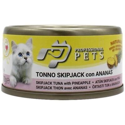 Cibo per gatti al tonno e ananas - 70g - Adulto - Pet Professional Cibo per gatti al tonno e ananas - 70g - Adulto - Pet Professional