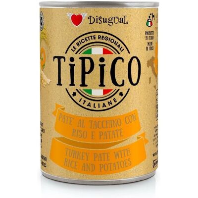 Cibo per cani Disugual Tacchino, Riso & Patate - 400g Cibo per cani Disugual Tacchino, Riso & Patate - 400g