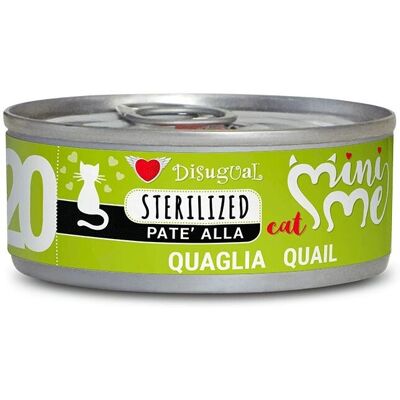Disugual Cibo per Gatti - Paté di Quaglia 85g Disugual Cibo per Gatti - Paté di Quaglia 85g