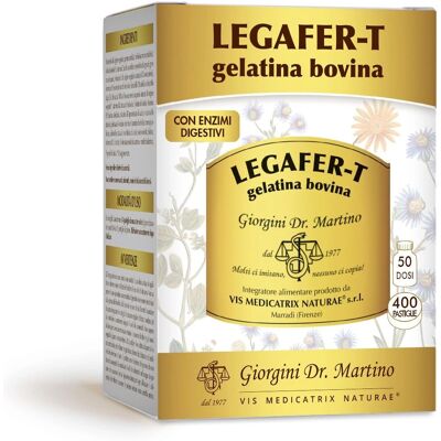 Dr. Giorgini Legafer-T Gelatina Bovina - Suplemento de Proteínas Dr. Giorgini Legafer-T Gelatina Bovina - Suplemento de Proteínas