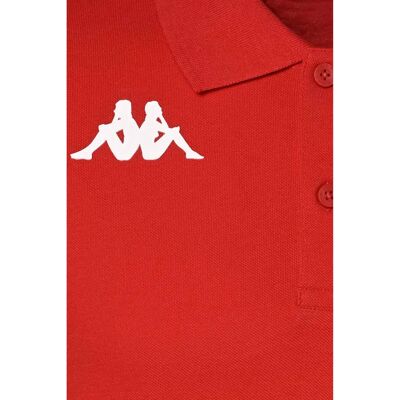 Kappa Model: Barli - Polo Shirts - Rood-Wit Kappa Model: Barli - Polo Shirts - Rood-Wit