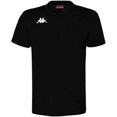 Kappa T-Shirt Noir M Brizzo - Publicité Kappa T-Shirt Noir M Brizzo - Publicité