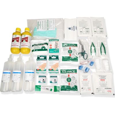 GIMA 388/DL 81 - Kit di Pronto Soccorso, Grande, Garze Sterili, Disinfettante GIMA 388/DL 81 - Kit di Pronto Soccorso, Grande, Garze Sterili, Disinfettante