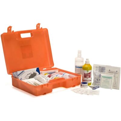 SAMMA PARTS Botiquín Primeros Auxilios en PVC Naranja para la pared - Botiquín de Primeros Auxilios SAMMA PARTS Botiquín Primeros Auxilios en PVC Naranja para la pared - Botiquín de Primeros Auxilios