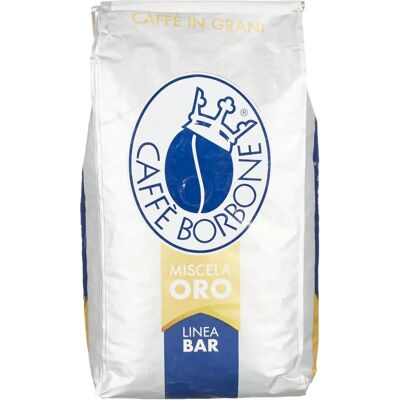 Grains de Café Borbone Oro - 1Kg Arabica Robust - Publicité Grains de Café Borbone Oro - 1Kg Arabica Robust - Publicité
