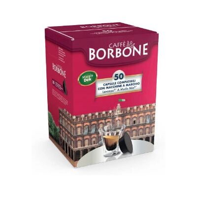 Caffè Borbone AMSDEKPALAZODEK050N Capsule di caffè - 50 pz Caffè Borbone AMSDEKPALAZODEK050N Capsule di caffè - 50 pz