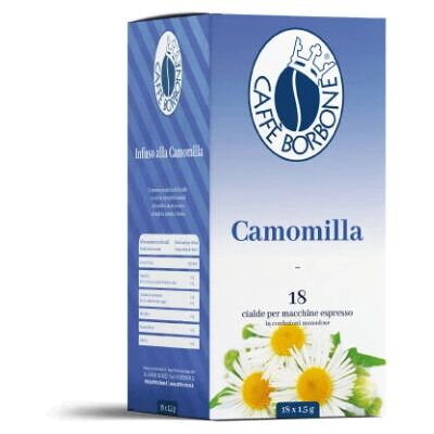 Caffè Borbone Camomille (18 dosettes) - Publicité Caffè Borbone Camomille (18 dosettes) - Publicité