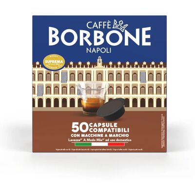 Caffè Borbone AMSOROPALAZSUPREM050 Kapsułki kawy - 50 szt. Caffè Borbone AMSOROPALAZSUPREM050 Kapsułki kawy - 50 szt.