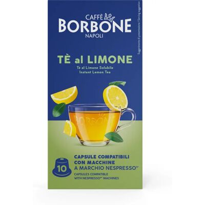 Capsules de Thé au Citron Caffè Borbone - Compatible avec Dolce Gusto - Publicité Capsules de Thé au Citron Caffè Borbone - Compatible avec Dolce Gusto - Publicité