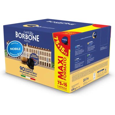 Caffè Borbone Nobile Blu Koffiecapsules - 90 stuks Caffè Borbone Nobile Blu Koffiecapsules - 90 stuks