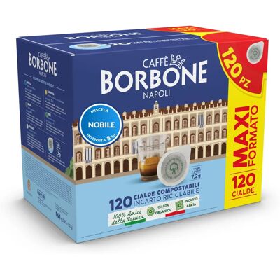 Cialde di caffè Caffè Borbone Blu - 120 pezzi - Espresso Cialde di caffè Caffè Borbone Blu - 120 pezzi - Espresso