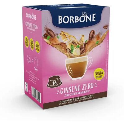 Borbone Ginseng Zero - 16 Capsules - Capsules de café - Publicité Borbone Ginseng Zero - 16 Capsules - Capsules de café - Publicité