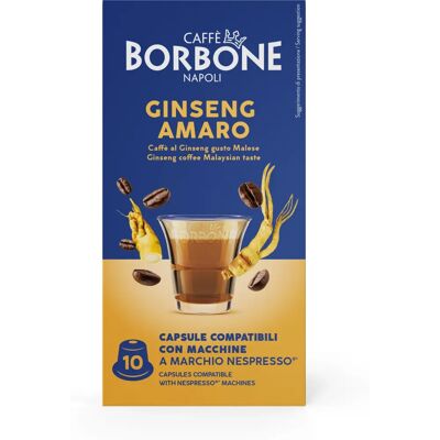 Caffè Borbone - Ginseng Amaro - capsules de café - Publicité Caffè Borbone - Ginseng Amaro - capsules de café - Publicité