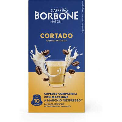 Caffè Borbone Macchiato Cortado - 10 Capsules - Publicité Caffè Borbone Macchiato Cortado - 10 Capsules - Publicité