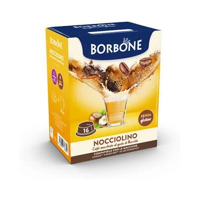 Caffè Borbone Nocciolino cappuccino (16 capsules) - Publicité Caffè Borbone Nocciolino cappuccino (16 capsules) - Publicité