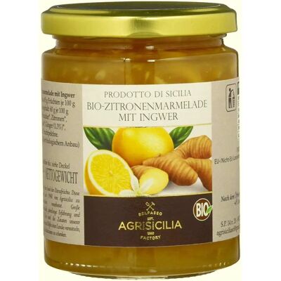 AGRISICILIA Ekologiczna Marmolada z Cytryny i Imbiru - 360g AGRISICILIA Ekologiczna Marmolada z Cytryny i Imbiru - 360g