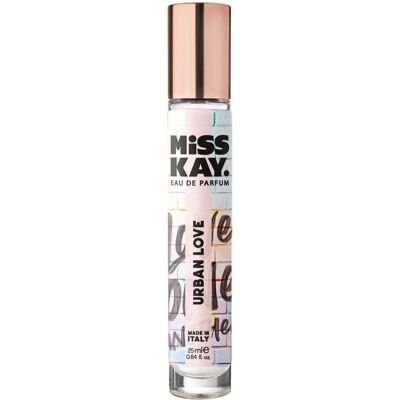 Miss Kay Urban Love Eau de Parfum - Femmes - Frais, Fruité, Longue Durée - Publicité Miss Kay Urban Love Eau de Parfum - Femmes - Frais, Fruité, Longue Durée - Publicité