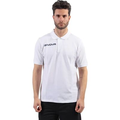 Givova Zomer Polo Heren XS - Wit Givova Zomer Polo Heren XS - Wit