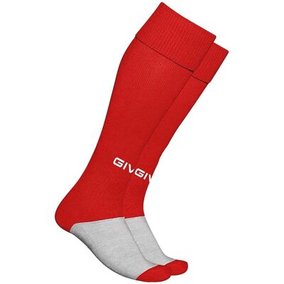 Givova Modèle C001-0012 Chaussettes Match Rouge - Chaussettes Givova Modèle C001-0012 Chaussettes Match Rouge - Chaussettes