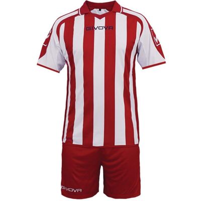 GIVOVA Unisex Sports Set - L - Red - Sportswear Set GIVOVA Unisex Sports Set - L - Red - Sportswear Set