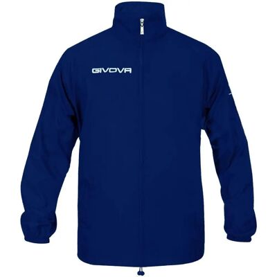 Veste GIVOVA Rain Basic Noire pour Homme - Vêtements de Sport Veste GIVOVA Rain Basic Noire pour Homme - Vêtements de Sport