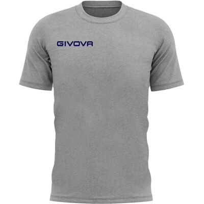 Givova Ma007 Grijze Unisex T-Shirt - Sportkleding Givova Ma007 Grijze Unisex T-Shirt - Sportkleding
