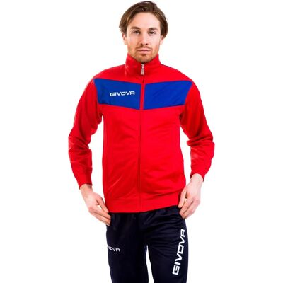 Entraînement Givova Visa - Bleu/Rouge - Vêtements d'équipe Entraînement Givova Visa - Bleu/Rouge - Vêtements d'équipe
