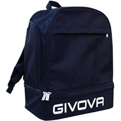 Givova Blauw Sport Rugzak - Duurzaam, Meerdere Vakken Givova Blauw Sport Rugzak - Duurzaam, Meerdere Vakken