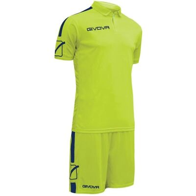 GIVOVA Play Ensemble de Football Jaune pour Hommes - Vêtements de Sport - Publicité GIVOVA Play Ensemble de Football Jaune pour Hommes - Vêtements de Sport - Publicité