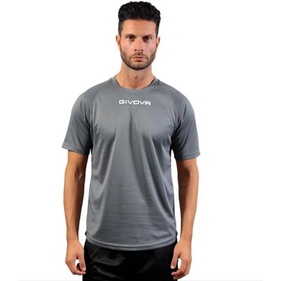 Givova Givova One Grau Lauf T-Shirt - Sport Oberteil Givova Givova One Grau Lauf T-Shirt - Sport Oberteil