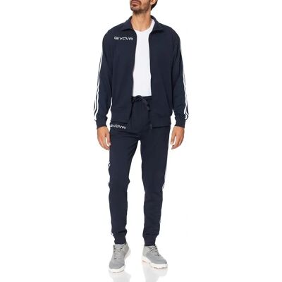 GIVOVA Unisex Children's Tracksuit - Kids' Cotton French Terry - Blue GIVOVA Unisex Children's Tracksuit - Kids' Cotton French Terry - Blue