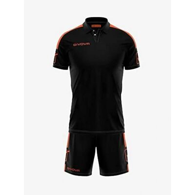 Ensemble Sportif GIVOVA Play Mc - Logos Brodés - 100% Polyester - Publicité Ensemble Sportif GIVOVA Play Mc - Logos Brodés - 100% Polyester - Publicité