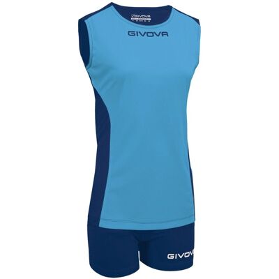 Ensemble complet pour femme GIVOVA Piper Bleu - Vêtements de sport - Publicité Ensemble complet pour femme GIVOVA Piper Bleu - Vêtements de sport - Publicité