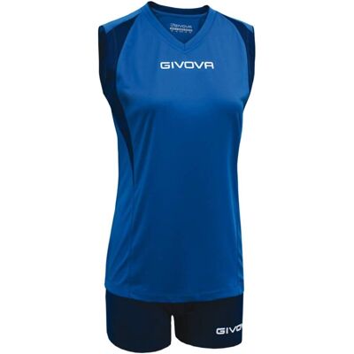 Givova Givova Kit Spike Set de Volleyball - Bleu - Grand - Publicité Givova Givova Kit Spike Set de Volleyball - Bleu - Grand - Publicité