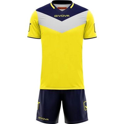 Givova Kit Campo - Szary/Navy/Błękit - Kurtka piłkarska na cały rok dla mężczyzn Givova Kit Campo - Szary/Navy/Błękit - Kurtka piłkarska na cały rok dla mężczyzn