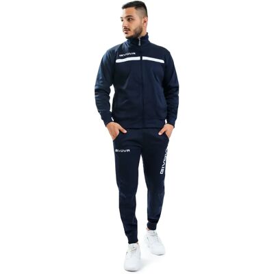 Givova One Full Zip Tracksuit - Blue - Size 4XS Givova One Full Zip Tracksuit - Blue - Size 4XS