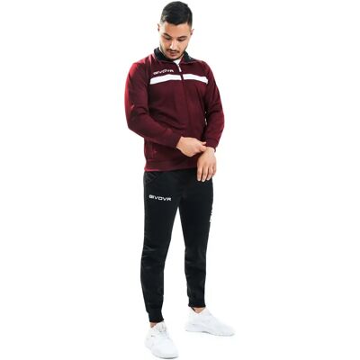 Tuta Givova One con zip completa - 2XL - Rosso Tuta Givova One con zip completa - 2XL - Rosso
