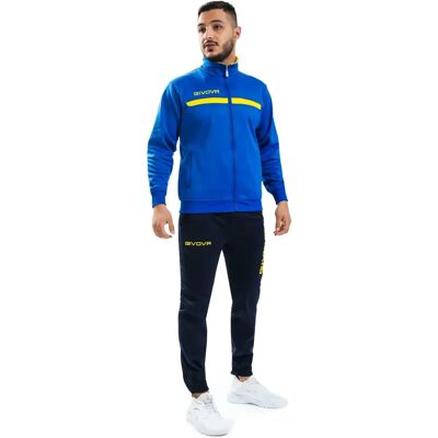 Givova Modello TT012-0207 Tuta Sportiva con Zip Intera - Abbigliamento Sportivo Givova Modello TT012-0207 Tuta Sportiva con Zip Intera - Abbigliamento Sportivo