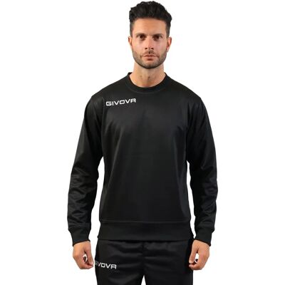 Givova One Sweatshirt d'entraînement - MA019-0010 - Noir - Publicité Givova One Sweatshirt d'entraînement - MA019-0010 - Noir - Publicité