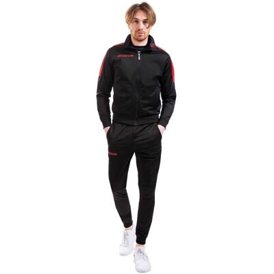 Givova Tuta Revolution TR0331012 Fußball Ganzjahr Herren schwarz - Sportanzug Givova Tuta Revolution TR0331012 Fußball Ganzjahr Herren schwarz - Sportanzug
