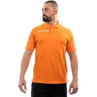 Givova M005-0001 Chemise Polo Orange - Polo Shirt Givova M005-0001 Chemise Polo Orange - Polo Shirt