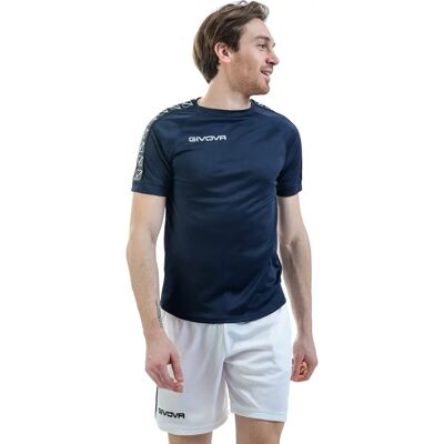 T-shirt d'Entraînement Givova Bleu - Coupe Regular T-shirt d'Entraînement Givova Bleu - Coupe Regular