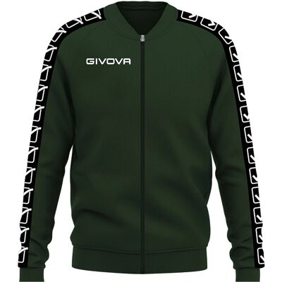 Givova Groene Trainingsjack - Raglan Mouwen Givova Groene Trainingsjack - Raglan Mouwen