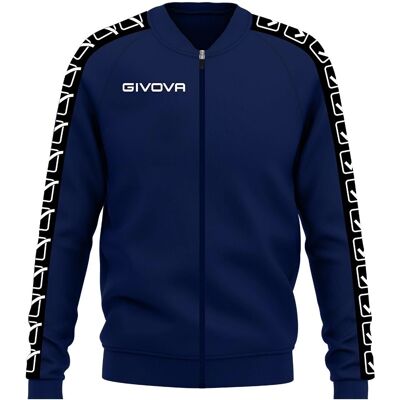 Givova BA06-0004 Blue Training Jacket - Training Jacket Givova BA06-0004 Blue Training Jacket - Training Jacket